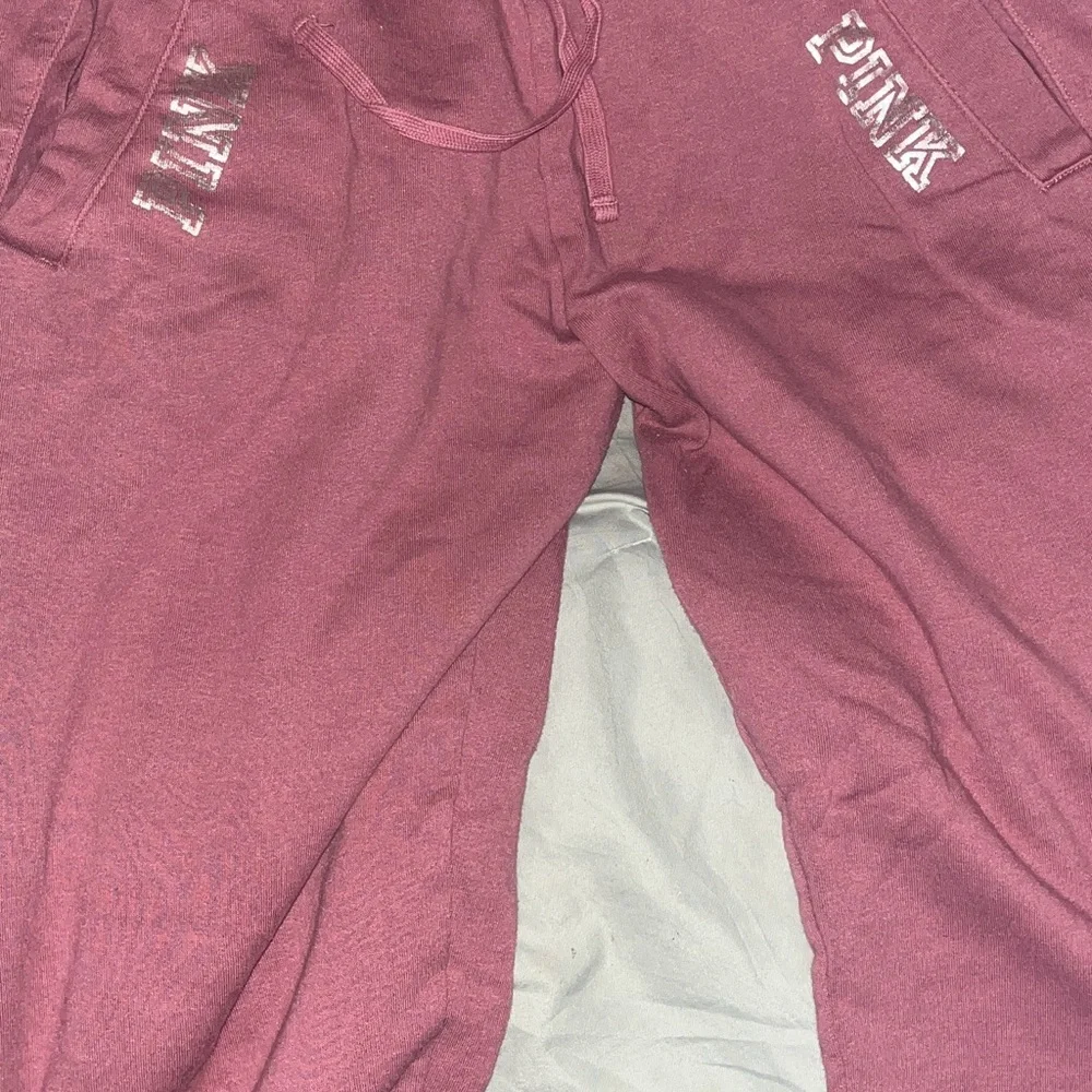 PINK Victoria's Secret Wide Leg Sweatpants - Picture 2 of 4